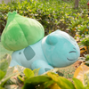 32CM Anime Pokemon Plush Bulbasaur Stuffed Animal Sleeping Frog Toys Peluche Pokemon Doll Gift for Kid