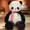 80/100cm Kawaii Big Giant Scarf Panda Bear Plush Toys Stuffed Animal Doll Pillow Huggable Cartoon Dolls Girls Lover Gifts