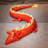 220CM Chinese Style Zodiac Dragon Plush Toys Stuffed Dinosaur PLush Dolls Animal Sleep Long Pillow Birthday Gift for Boy Kids