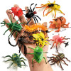 12Pcs Insect Spider Butterfly Fish Dinosaur Dog Cat Horse Figurine Farm Animal Model Action Figure Hot Toy Set For Children Gift