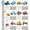 Mini Transportation Racing car Engineering vehicle Motorcycle Model Set Small Building Blocks Children Assembly Educational Toy