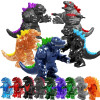 Godzillaes Movie Series Big Dinosaur Building Block MonsterKing Mini Animation Action Figures Model Toy Children's Gift