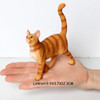 Realistic Cat Animal Model Figures Toy Pet Cat Figurines Playset Cognition Toys Set Christmas Birthday Cake Topper Gift for Kids