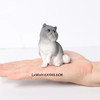 Realistic Cat Animal Model Figures Toy Pet Cat Figurines Playset Cognition Toys Set Christmas Birthday Cake Topper Gift for Kids