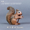 Simulation Wild Animals Zoo Wolf Monkey Fox Chameleon Pangolin Squirrel Chinchilla Donkey Sloth Model Figures ​Educational toys