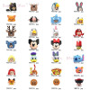 Single Cartoon Animal Fox Pizza Deer Action Figures accessories Building Blocks toys for Series-073