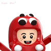Single Cartoon Animal Fox Pizza Deer Action Figures accessories Building Blocks toys for Series-073