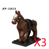 Military Building Blocks Action Solider Figures Gifts Animals Medieval Fire Dragon Knight Horse Mount Wolf Children Toys MOC