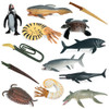 2022 Sea Marine Animals Dolphin Crab Shark Turtle Model Action Figure Figurines Ocean Marine Aquarium Education toy for Children