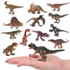 12pcs Dinosaur on The Hand Pack Simulation Animal Toy Model Animal Figure Jurassic Dino Home/office Decoration Collectible Toy