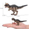 12pcs Dinosaur on The Hand Pack Simulation Animal Toy Model Animal Figure Jurassic Dino Home/office Decoration Collectible Toy