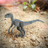 Takara Tomy Ania Jurassic World Simulation Velociraptor Dinosaur Kawaii Animal Action Figures 3D Models Toys for Children 113355
