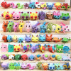 100pcs/lot Original Animal Forest Cross Jams Collectible Mini Cute Color Pvc Figures with Repeated Toy Gift for Kids Boy Girl