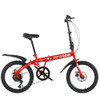 High Carbon Steel Frame Bike, Sensitive Front and Rear Mechanical Disc