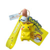 Authentic Pokemon Action Figure Pikachu Keychain Pokémon Keychain Squirtle Psyduck Keychain Backpack Pendant Model Car Keychains