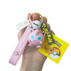 Authentic Pokemon Action Figure Pikachu Keychain Pokémon Keychain Squirtle Psyduck Keychain Backpack Pendant Model Car Keychains