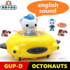 Original Octonauts GUP Toys Action Figure Set English Animation Pronunciation Kwazii Barnacles Peso Kids Toys New Year Gift