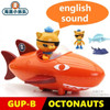 Original Octonauts GUP Toys Action Figure Set English Animation Pronunciation Kwazii Barnacles Peso Kids Toys New Year Gift