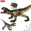 Oenux New 34x8x18cm Jurassic Indominus Rex Action Figures Open Mouth Savage Tyrannosaurus Dinossauro World Animals Model Kid Toy