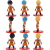 7cm Anime Dragon Ball Gold Frieza Figure Kamehameha Son Gohan Trunks Action Figures PVC Collection Statue Comic Model Doll Toys