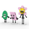 BFDI Battle for Dream Island inanimate objects Building Blocks Set Game Figures Set Animal Model Toys for Kids Christmas Gifts