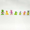 50/100Pcs Anime Cartoon Cute Animal Frog Pig Dog Sheep Bear Forest Family PVC Figure Collectible Mini Toy Gift for Kid Boy Girl
