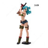 26CM Anime Dragon Ball Figure Bunny Girl Bulma Camouflage Swimsuit PVC Action Figures Model Collectible Toys аниме фигурки