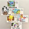 Genuine MINISO Disney 100th Anniversary Retro Stamp Blind Boxs Creative Refrigerator Magnet Mystery Box Collection Holiday Gift