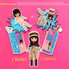 Lady Doolli Series Blind Box Toys OB11 Bjd Dolls Action Figures Mystery Box Model Surprise Gift Dolls 15cm DIY Blind Bag Toy