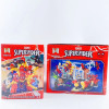 Spiderman animation peripheral cartoon building blocks assembled children's toys Blind box pumping joy surprise gift box