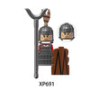 MOC Building Blocks Chinese Ancient Qin Han Ming Dynasty Soldiers Official Military Army Firegun Action Figures Bricks Toys