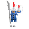 MOC Building Blocks Chinese Ancient Qin Han Ming Dynasty Soldiers Official Military Army Firegun Action Figures Bricks Toys