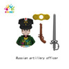 Napoleonic Wars Military Soldiers Building Blocks WW2 Mini Action Figures French British Fusilier Rifles Weapons Toys For Kids