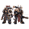 JOYTOY Warhammer 40k 1/18 Action Figures Chaos Space Marines Black Legion Helbrute Khalos Talas Gnarl Anime Military Model Décor