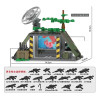 Camouflage Tent Command Room Mini Action Figures WW2 Military Army MOC Constructor Building Blocks Sets Kits Adults Toys Hobbies