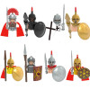 Military Building Blocks Medieval Time Roman Action Anime Soider Figures Toys Adults Children Gifts Sword Shield Helmet Equipmen