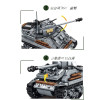 656PCS Military US Sherman M4 Tank Building Blocks WW2 Tank City Police Soldier Weapon Action Figure Bricks Kids DIY Toys Gift