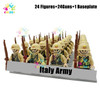 Kids Toys WW2 Soldiers Building Blocks Nation Army Mini Action Figures Military Bricks Educational Toys For Boys Christmas Gifts