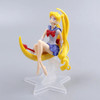 Anime Sailor Moon Kawaii Girl Figure 14CM Tsukino Usagi Figurine Goddess Moon Rabbit Desktop Derivative Cake Decoration Ornament