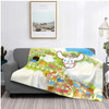 Animation Derivatives Cinnamorolls Sherpa Blanket Flannel Blanket Bedding Room Sofa Blanket Bedspread Home Decor Office Nap