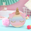 Unicorn Rainbow One-shoulder Messenger Bag Female Korean Version Glitter Rainbow Small Round Bag Animation Derivatives