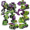 NBK 3349 Transformation Toy Devastator 6in1 Combiner Robot Action Movie Figures Model ABS 42cm Oversize Deformation Car