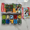 With Box Assemble Number Robots Transformation Blocks Action Figure Car Dinosaur Model Deformation Digit Letters Alphabet Toys