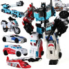 Haizhixing 5 in 1 Defensor Transformation Robot Car Action Figures Aircraft Model Kids Boy Toy