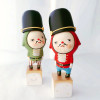 Sooya Emo The Nutcracker Figure with Big Hat Cute King Emo Fantasy Trendy XMAS Figurine Designer Toys Collection Decoration