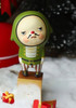 Sooya Emo The Nutcracker Figure with Big Hat Cute King Emo Fantasy Trendy XMAS Figurine Designer Toys Collection Decoration