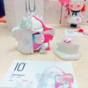 Pink Yuki Sakura Skeleton Star Ghost 10th Anniversary Figurine Toys Fantasy Dinosaur Figure White Color Cute Toy