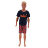 Handmade Ken Doll Clothes T-shirt + Shorts For Barbie Dress Accessories Fashion Daily Clothing Gils Toys Birthday Gift