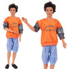 Handmade Ken Doll Clothes T-shirt + Shorts For Barbie Dress Accessories Fashion Daily Clothing Gils Toys Birthday Gift