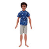 Handmade Ken Doll Clothes T-shirt + Shorts For Barbie Dress Accessories Fashion Daily Clothing Gils Toys Birthday Gift